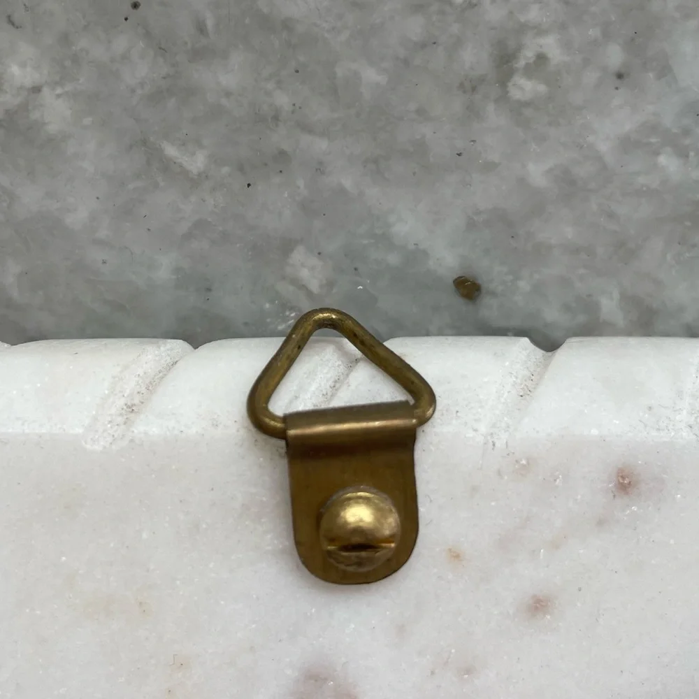 Marble & Brass “A” Wall Hook